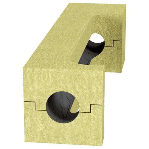 цилиндр с фольгой теплоизоляционный на основе базальтового волокно