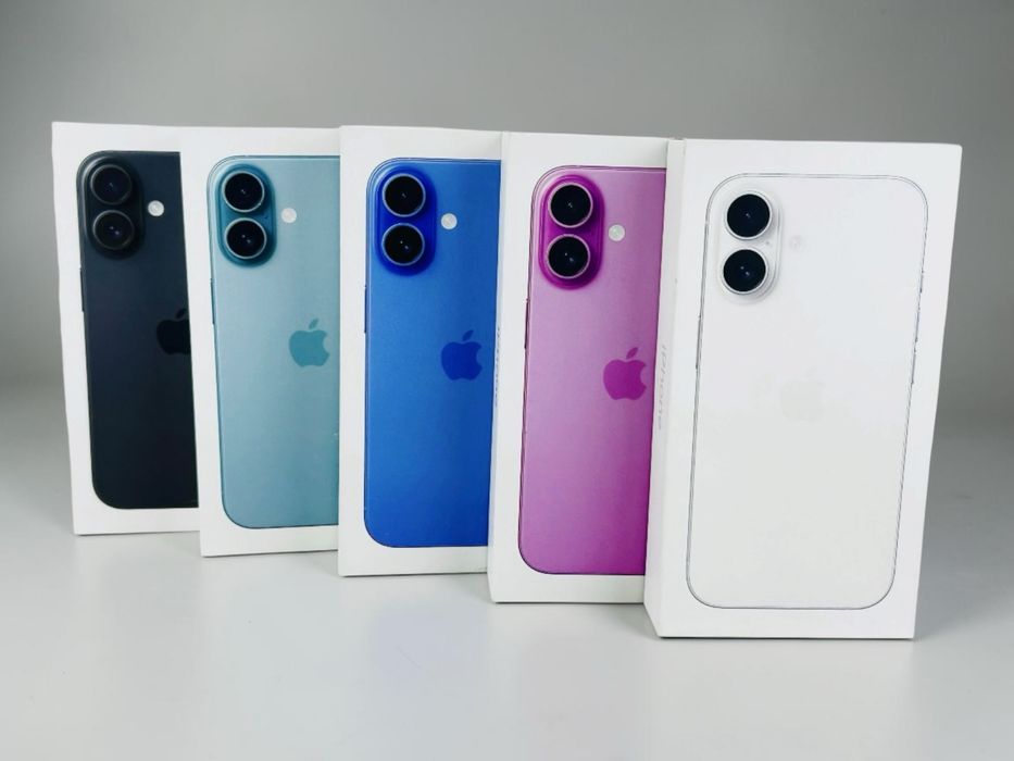 НОВ! Apple iPhone 16 128GB Ultramarine / Black / Teal / Pink / White