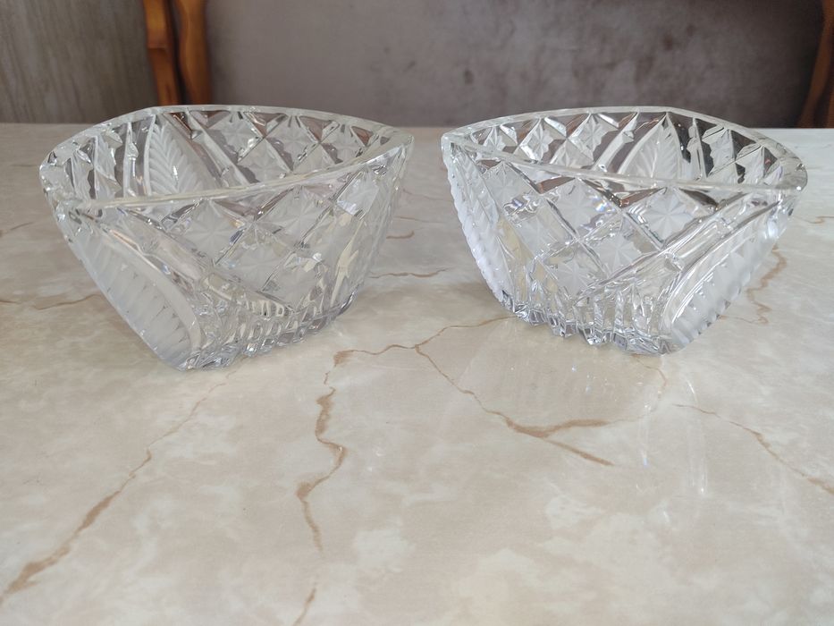 Хрустальная конфетница оригинал Чехия