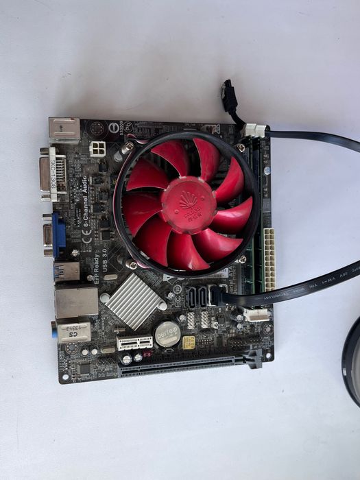 Мат. плата+проц+озу