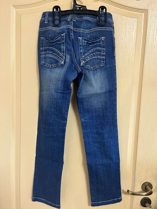 Дънки слим Zara и още три чифта прави дънки за момиче