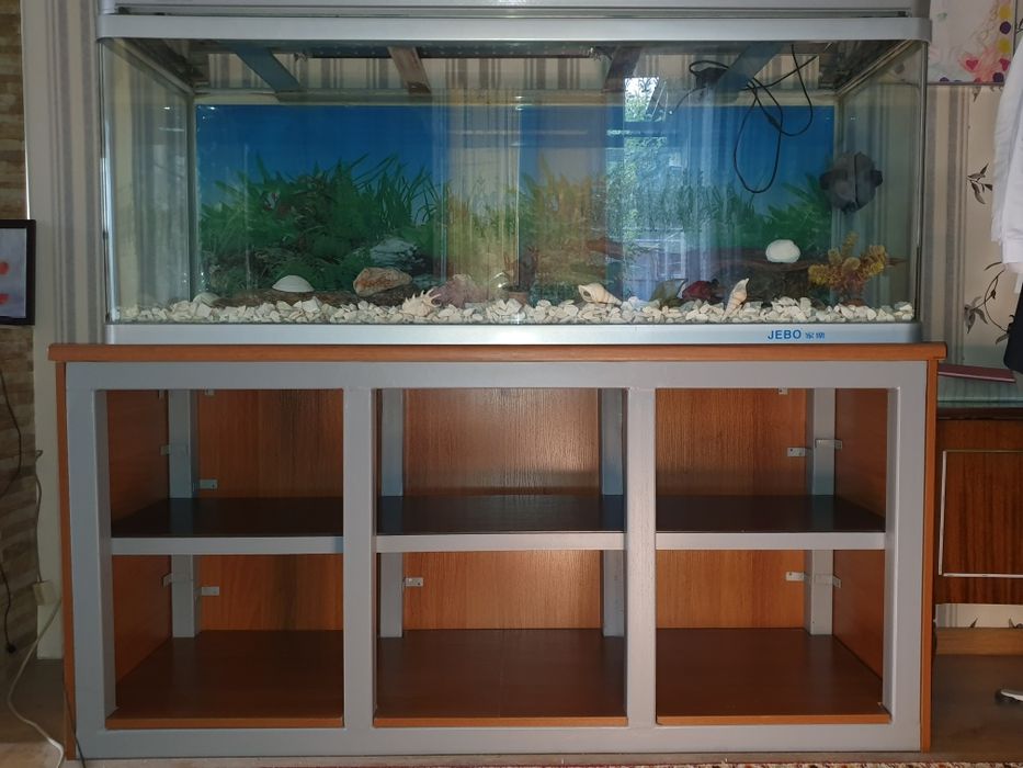 Аквариум с тумбой и фильтром