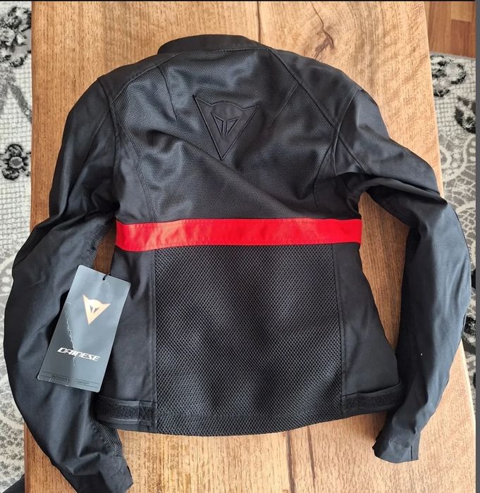 Geaca de Vara Dainese Dama NOUA Ribelle Air Marime S-M  Negru Roșu