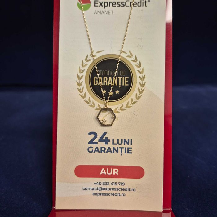 Lant Aur 14K - 1.83 grame / 915lei ( B32909.1 / Ag28 Doi Baieti )