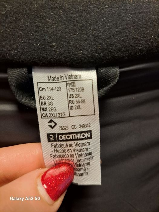 Мъжко зимно дълго яке 2XL ново