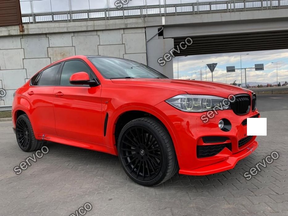 Prelungire lip adaos bara fata BMW X6 F16 Mpack 2015- v1 Maxton Design
