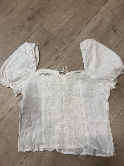Кофточка лён белая H&M М 46