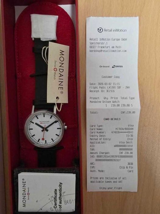 Mondaine Unisex Watch