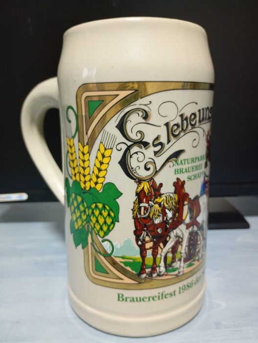 Halba de colecție vintage de la festivalul de bere din 1986 din regiunea Bavaria - 1 L
