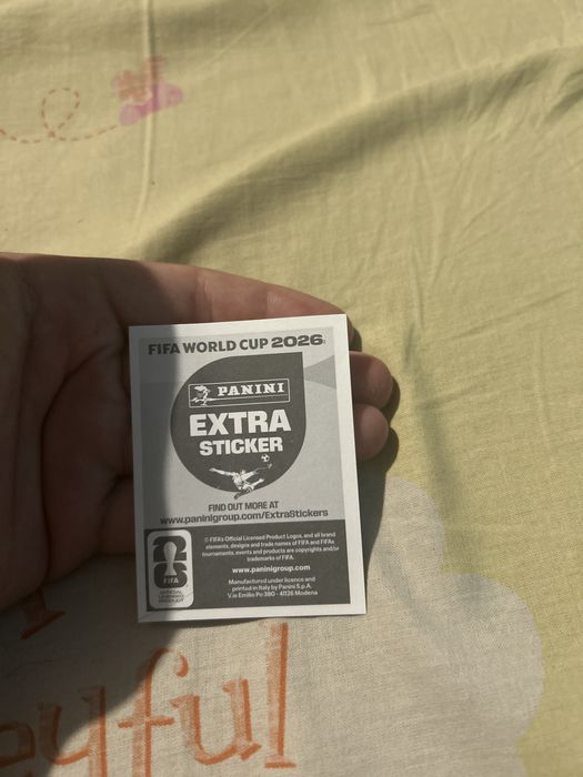 Extra sticker Messi Bronze Panini World Cup 2026