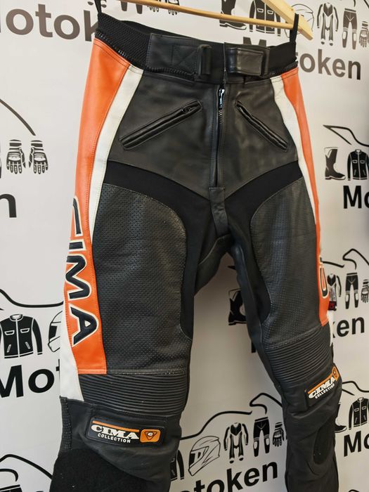 Costum moto piele cu cocoasa CIMA marime 50
