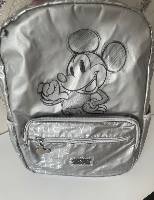 Ученическа раница Mickey Outline 100th Anniversary с едно отделение