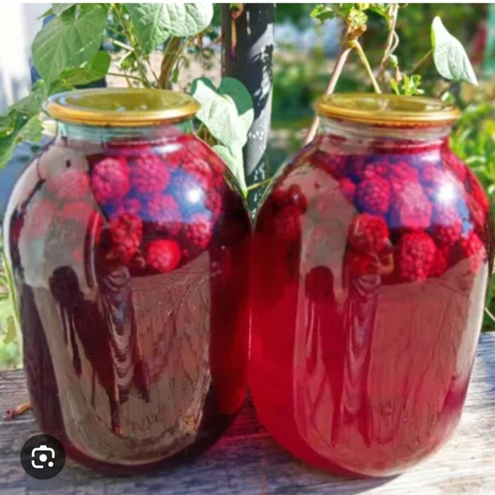 Яблоки сухие. Компот из вишни, ежемалины