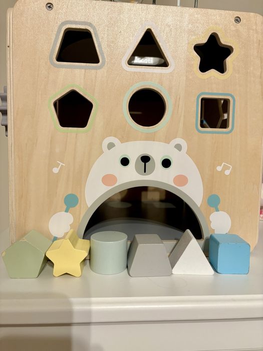 Jucarie Cub mare Montessori din lemn