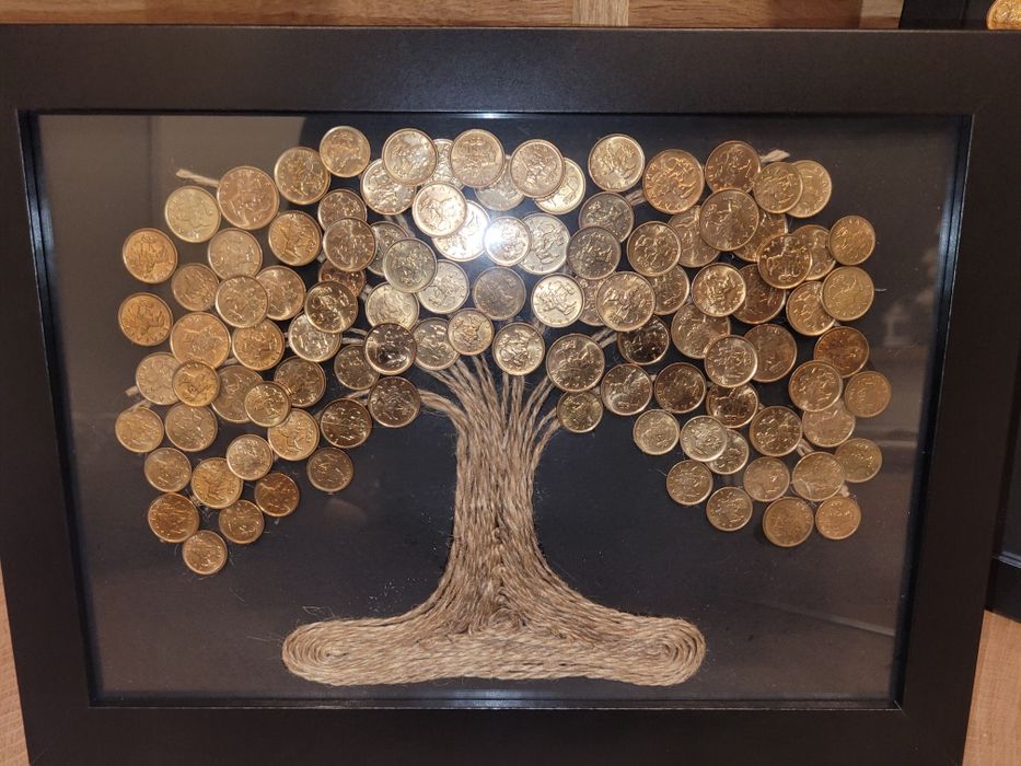 Сувенир - Пано декорация "Дървото на парите"