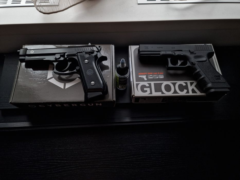 Pistoale airsoft Glock 17 Blowback / Taurus PT99 Blowback