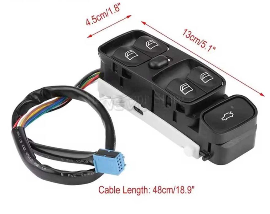 Контролен блок за управлението на стъкла за Мерцедес 203 Mercedes W203