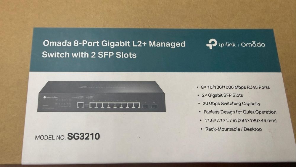 Продам новый  TP-link(SG3210)OMADA L2+