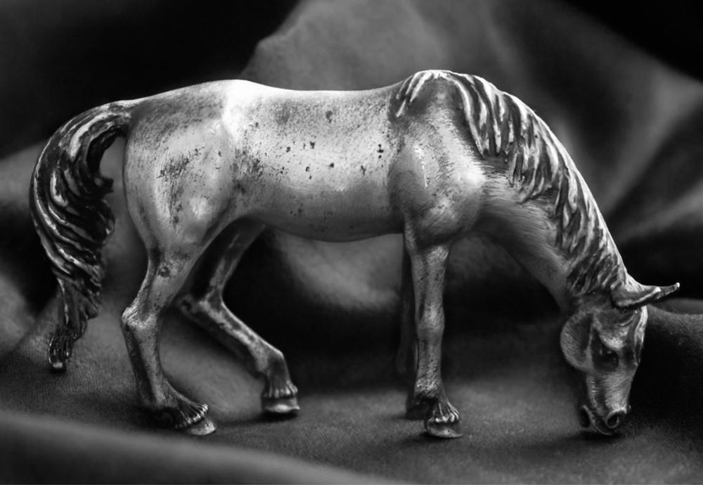 Cal argint Italia miniatura semnat M Cerreti