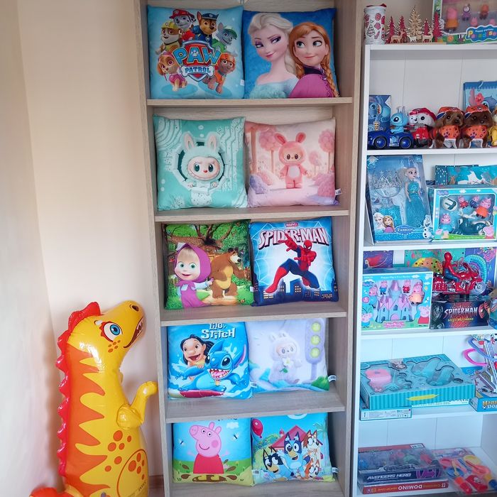 Плюшени възглавнички с любими анимационни герои