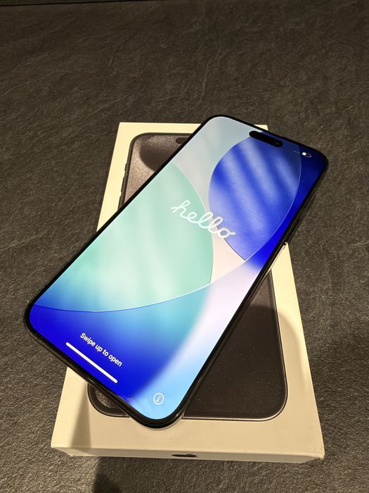 Iphone 15 Pro Max 256 GB Black Titanium stare foarte bună