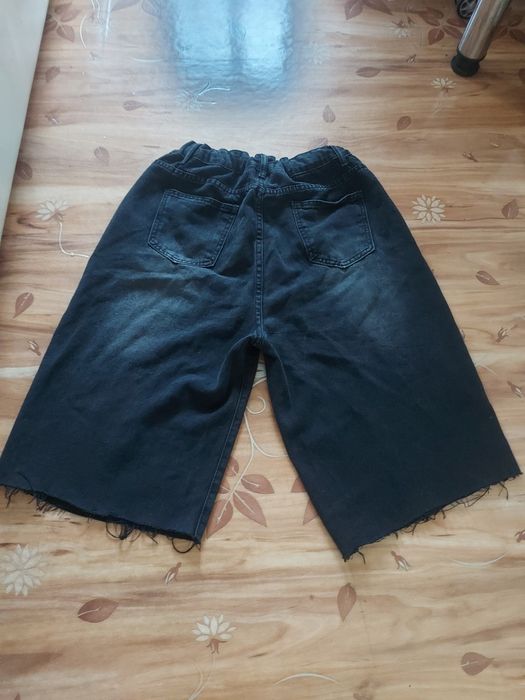 широкие джинсовые шорты