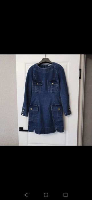 Balmain платье джинсовое