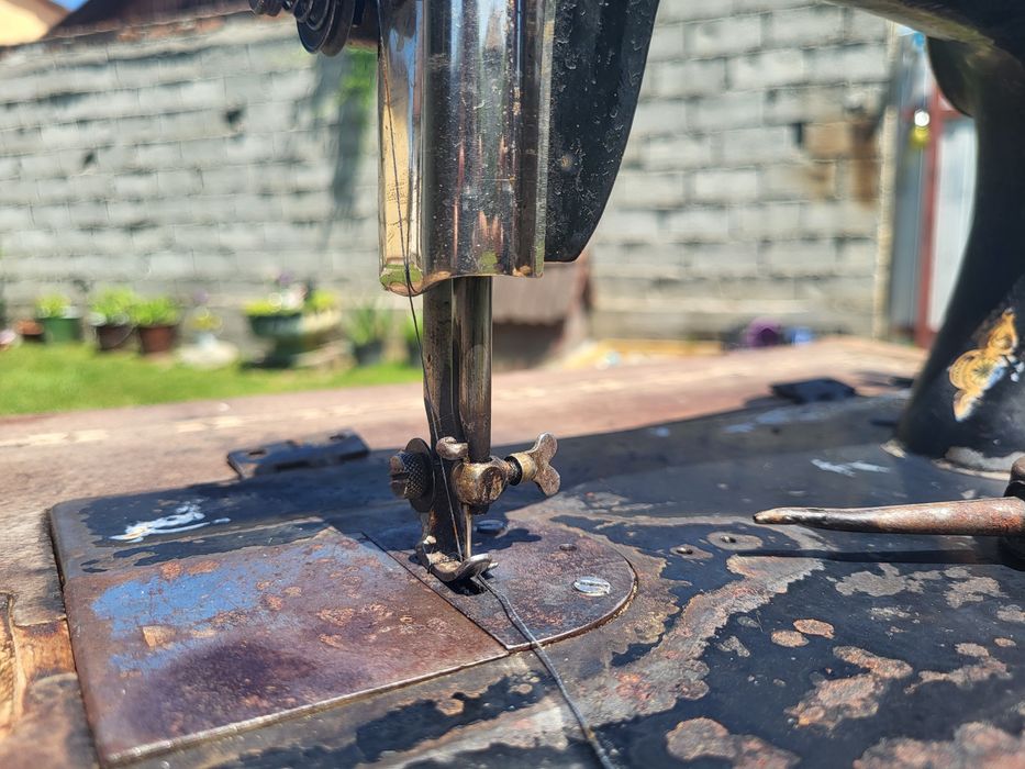 Mașină de cusut Singer serie 1847457,anul 1875