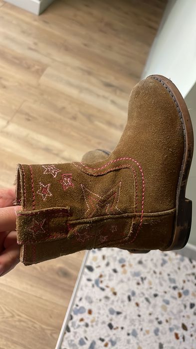 замшевые сапожки на девочку Zara