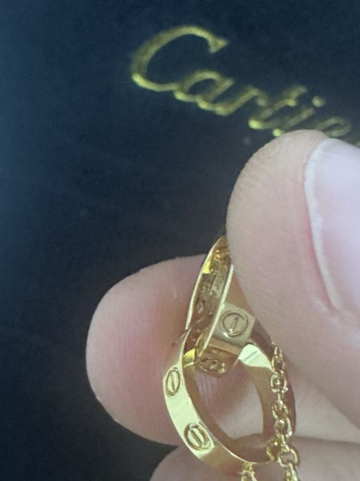 Промо:Cartier-Дамски комплект оригинални чисто нови гривна и колие