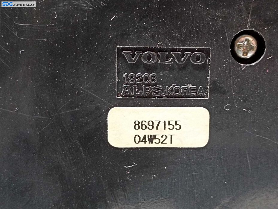 Interfata Panou Consola Comanda Buton Butoane Control Radio CD AC Clima Climatronic Cu Mufa Sparta Volvo C70 2005 - 2013 Cod 8697155 [M4522]