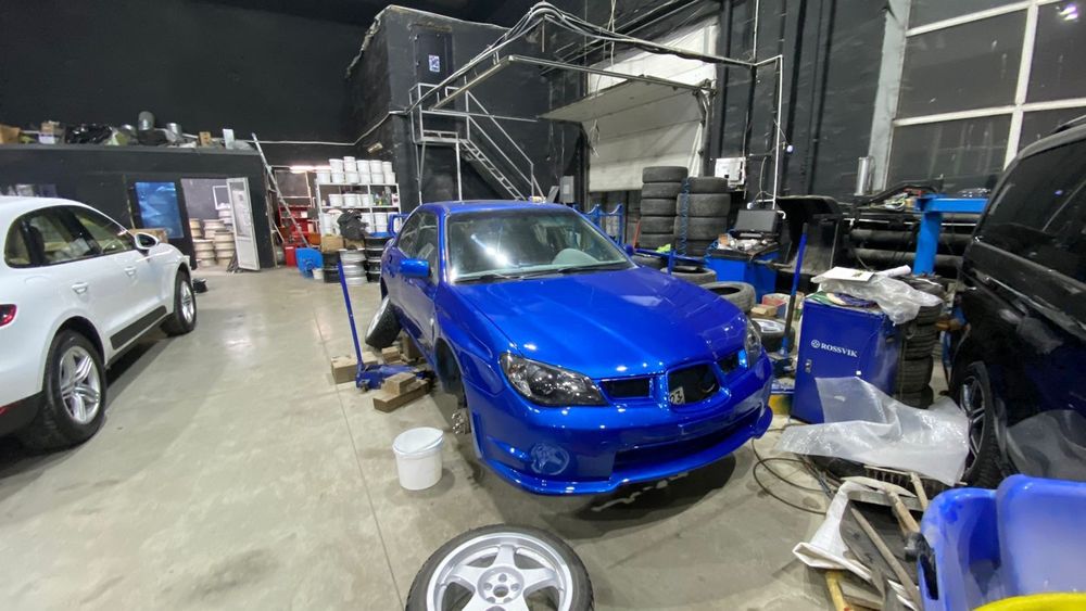 Subaru impreza лиса передний бампер