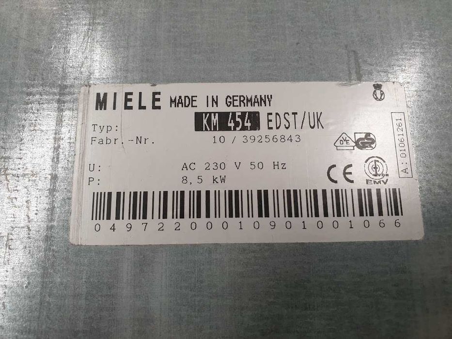 90см - Miele KM454 - Керамичен Плот Котлони 5 зони за Вграждане Миеле