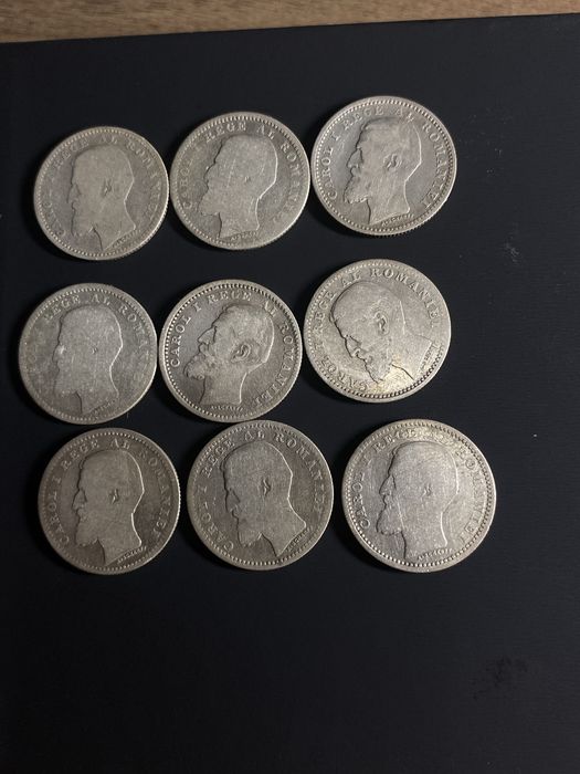 Lot 9 x 50 bani 1900