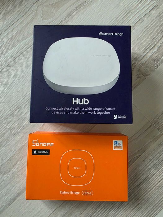 Hub smarthome Smartthings V3 si Sonoff Zbridge Ultra nou