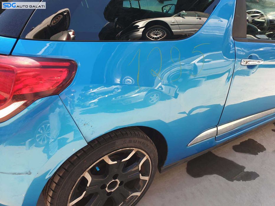 Aripa Caroserie Dreapta Spate Citroen DS3 2009 - 2014 Culoare KGW (inceput rugina) [Q3076]