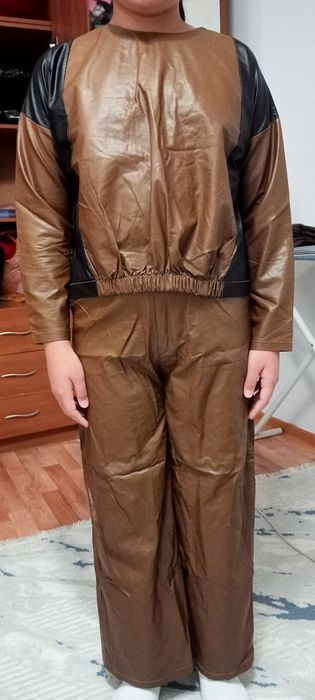 Двойка детский кожаный