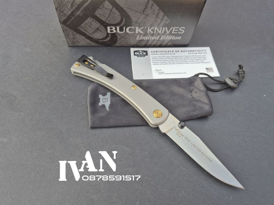 Нож Buck-110 Slim Pro Titanium Limited