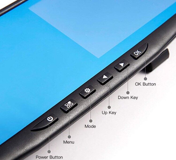 3Д Огледало за задно виждане с камери