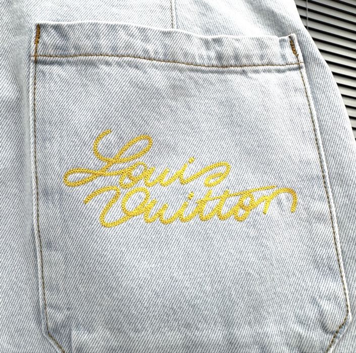 Мъжки Къси Дънкови Панталони Louis Vuitton