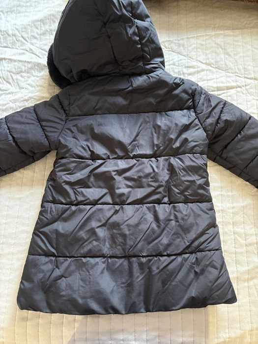 Черно зимно яке за момиче LC Waikiki 4-5 г. 104/110 см