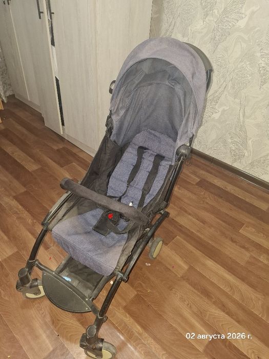 Коляска + автолюлька + стульчик для кормления