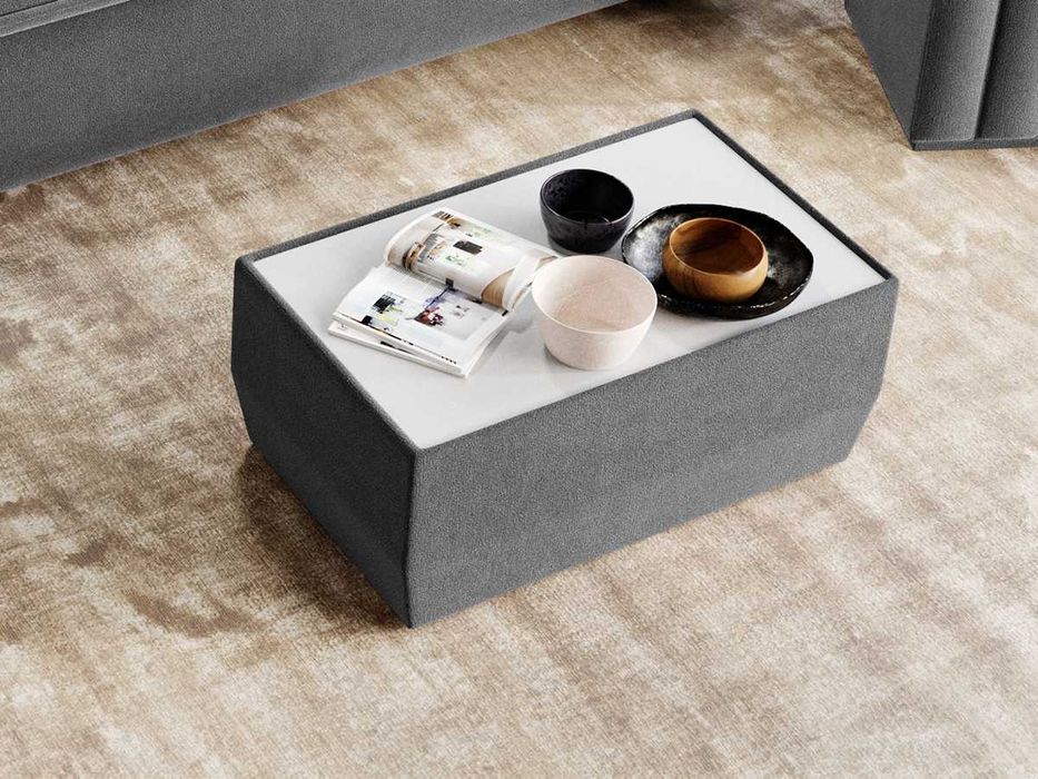 Masa cafea tapitata Revi Catifea Jasmine 90