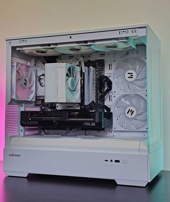 Ryzen 5-7500F/RX 9060XT 8GB/RAM 32GB/SSD 1TB/Чисто Нов+Гаранция