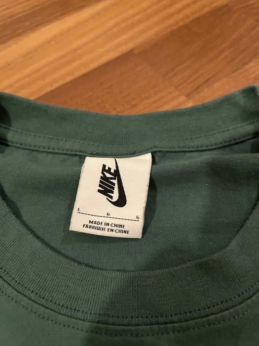 Nike x stussy green t-shirt тениска