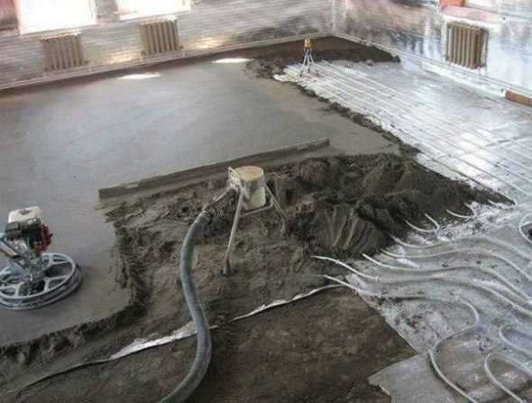 Стяжка Монолит крупных здинии по договору