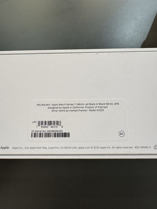 Apple Watch 11 series 46 mm Black