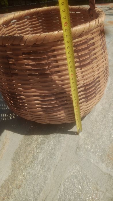 Стара Плетена кошница -2 броя Пазарски чанти.