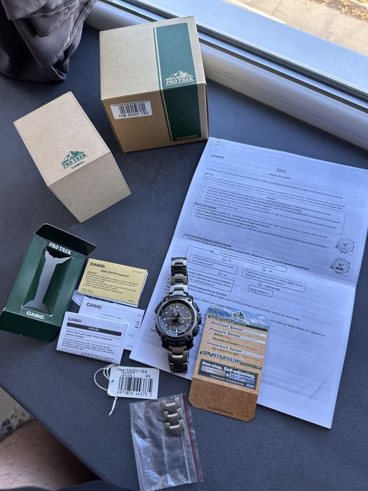 Casio Pro Trek prw-5000t-7er (model 5114)