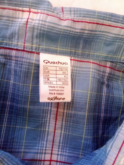 Quechua XL/XXL нова лятна мъжка риза